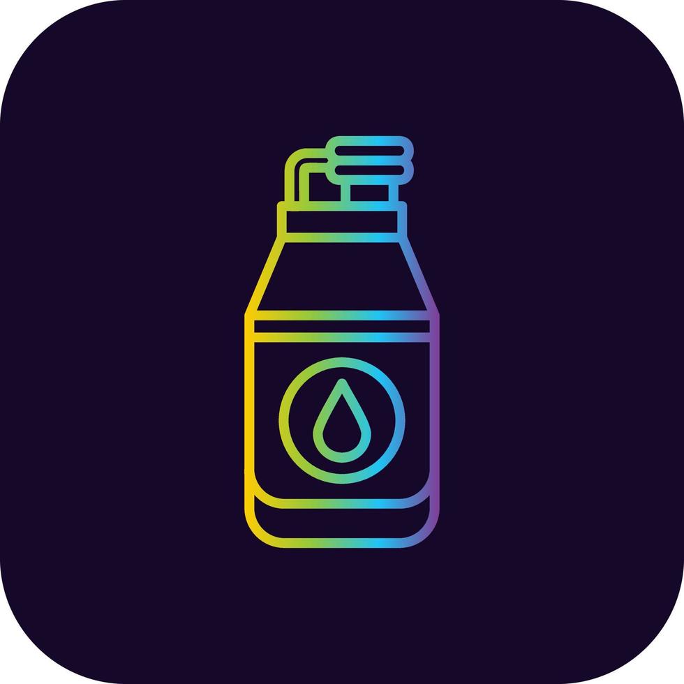 acqua bottiglia creativo icona design vettore
