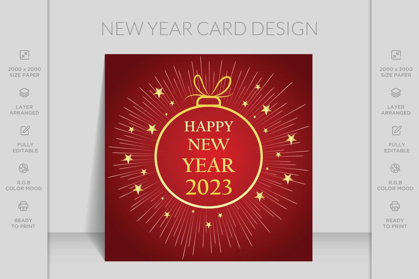 contento nuovo anno carta con saluto iscrizione. semplice minimalista nuovo anno bandiera design. vettore
