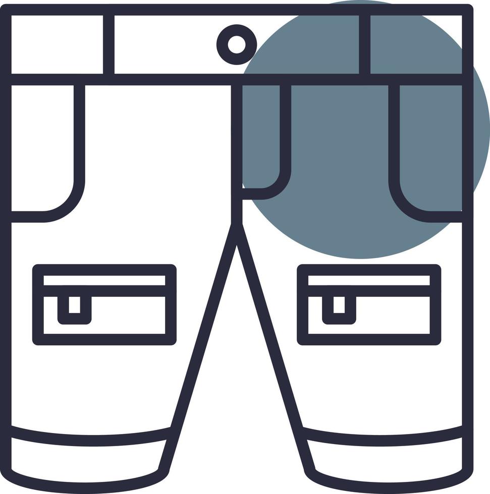 pantaloncini creativo icona design vettore