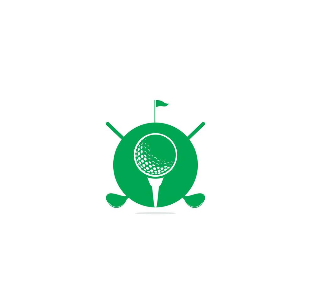 moderno golf distintivo logo vettore. golf club logo design modello. etichette e emblemi. golf logo vettore