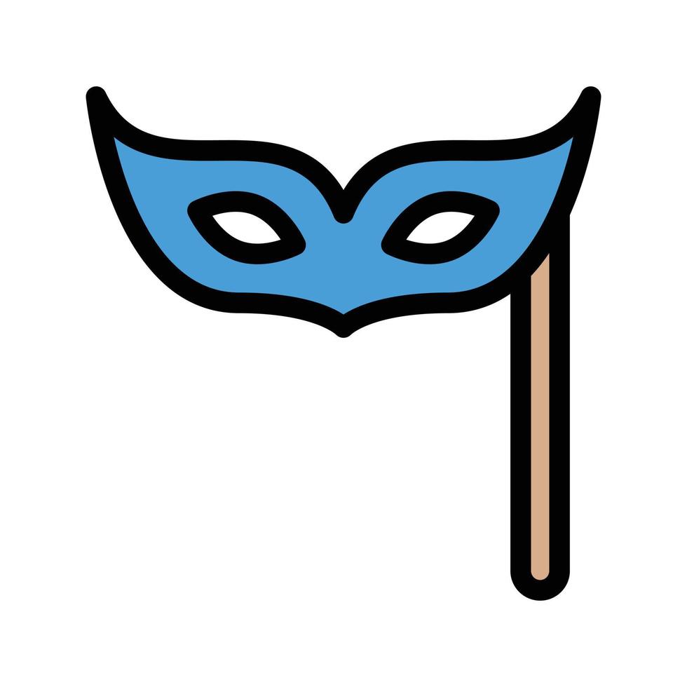 illustrazione vettoriale di maschera di carnevale su uno sfondo. simboli di qualità premium. icone vettoriali per il concetto e la progettazione grafica.