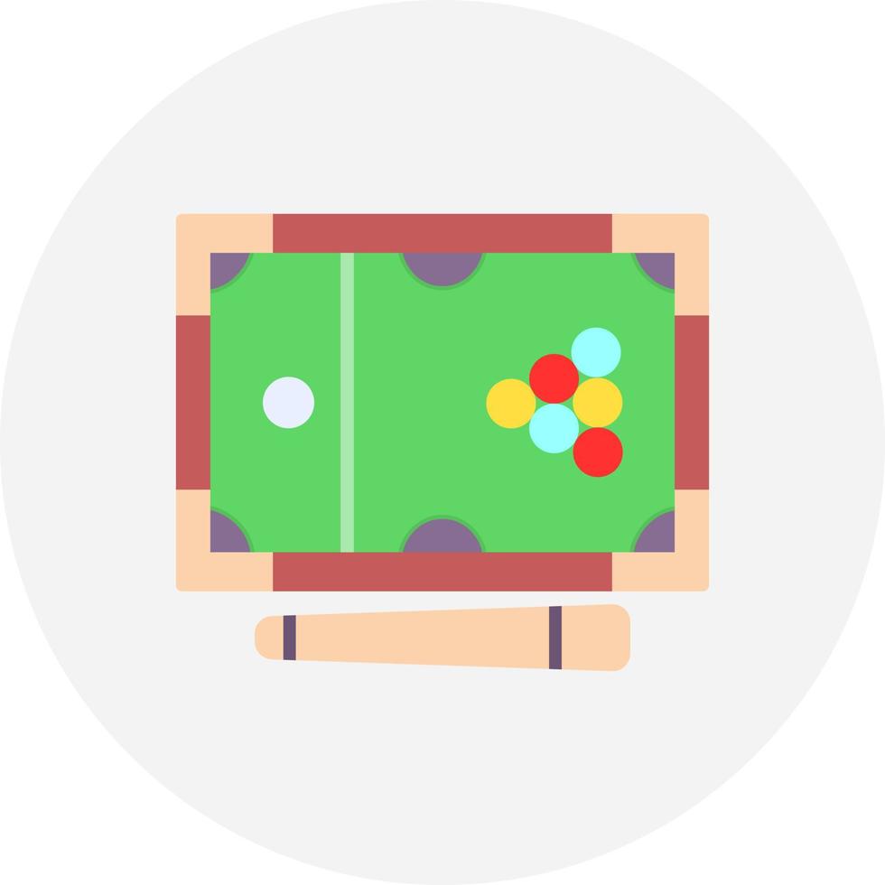 snooker creativo icona design vettore