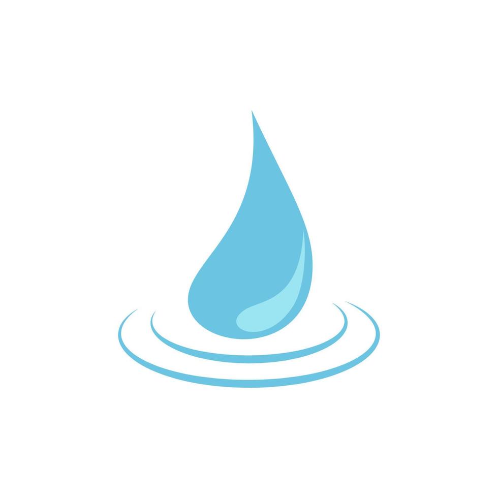 acqua gocce, lacrime, pioggia cartone animato stile. isolato acqua vettore icone