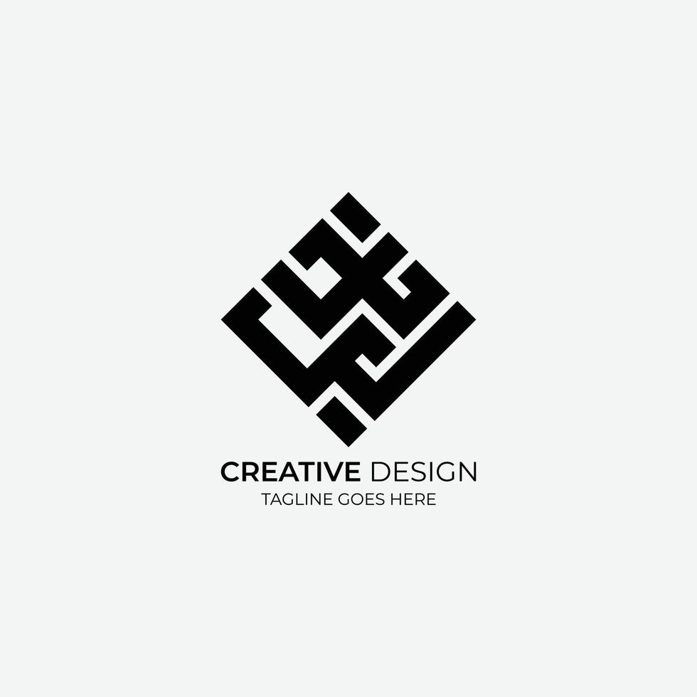 minimalista e moderno vettore logo design adatto per attività commerciale e Marche