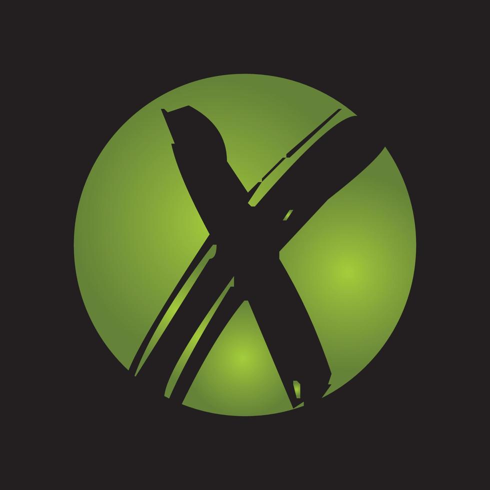 X logo lettera design vettore