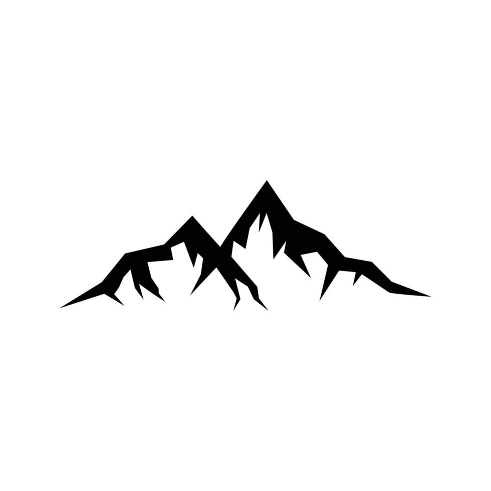 vettore di disegno dell & # 39; icona di logo di montagna