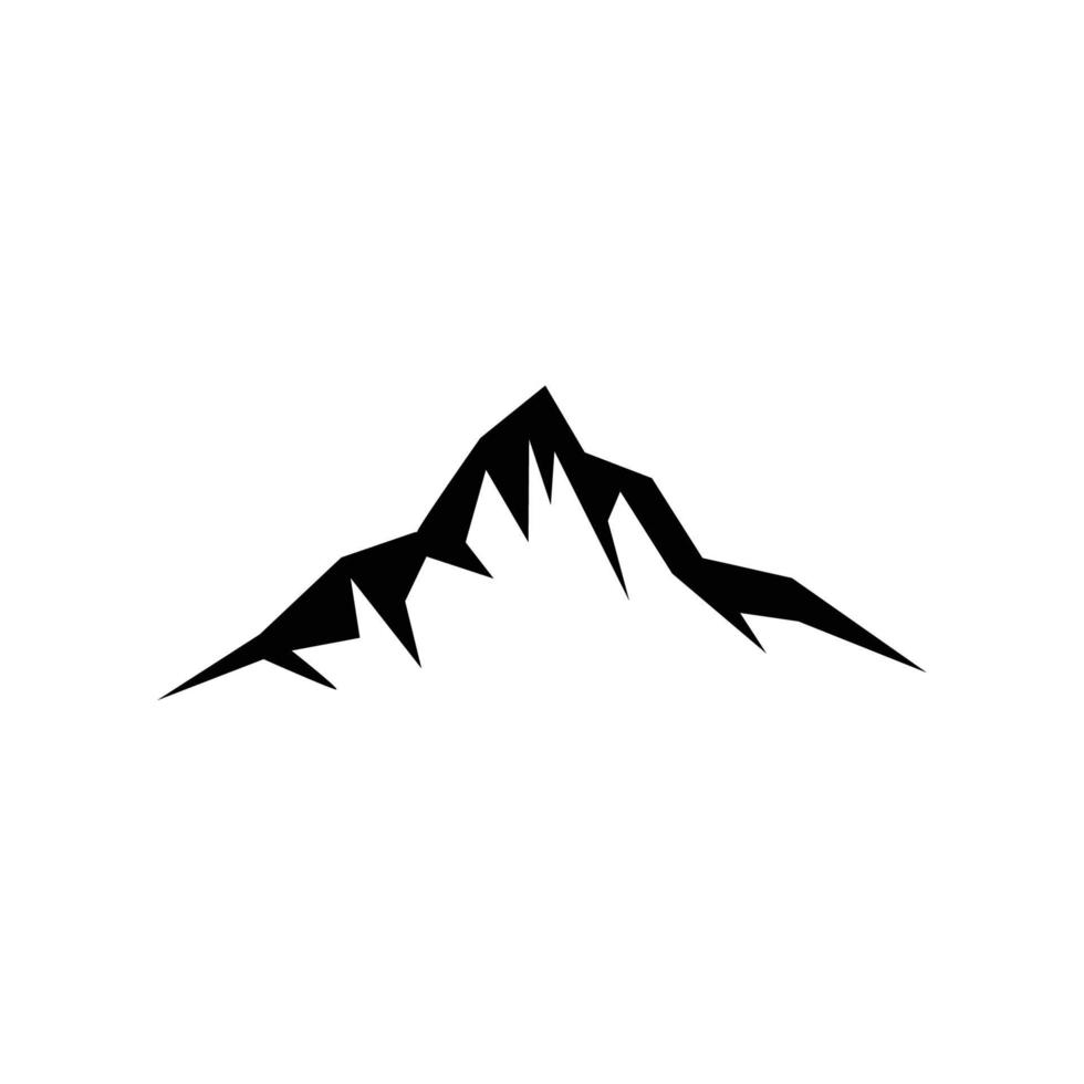 vettore di disegno dell & # 39; icona di logo di montagna