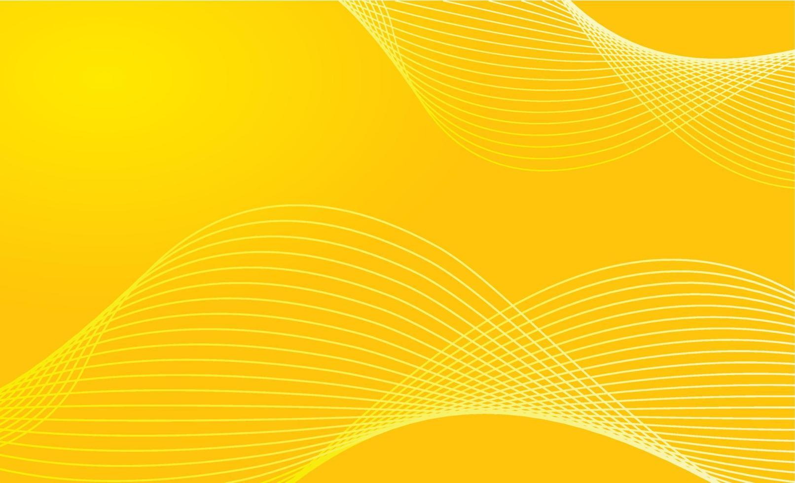 astratto giallo sfondo con ondulato linea vettore