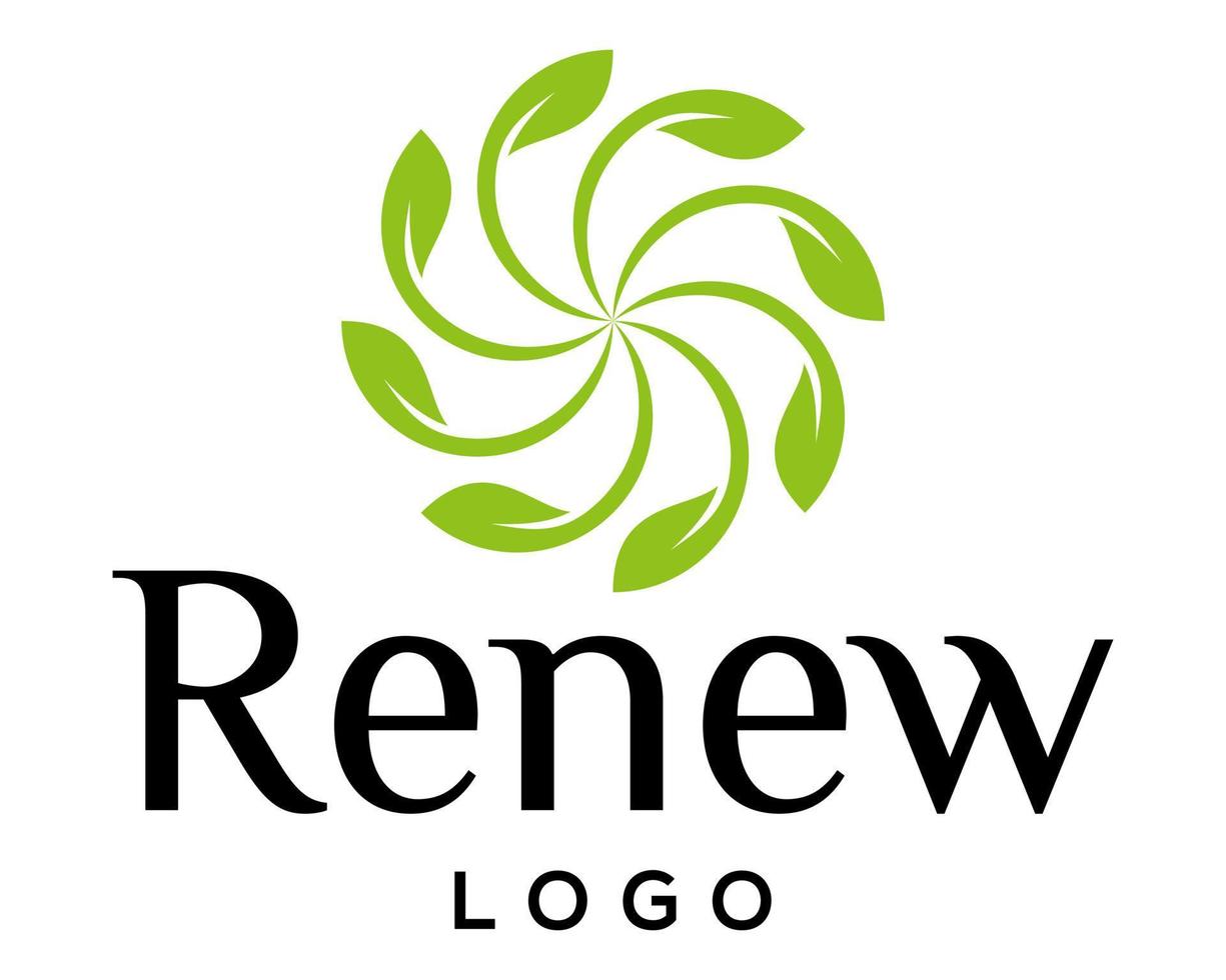 rinnovare lusso geometrico logo design. vettore