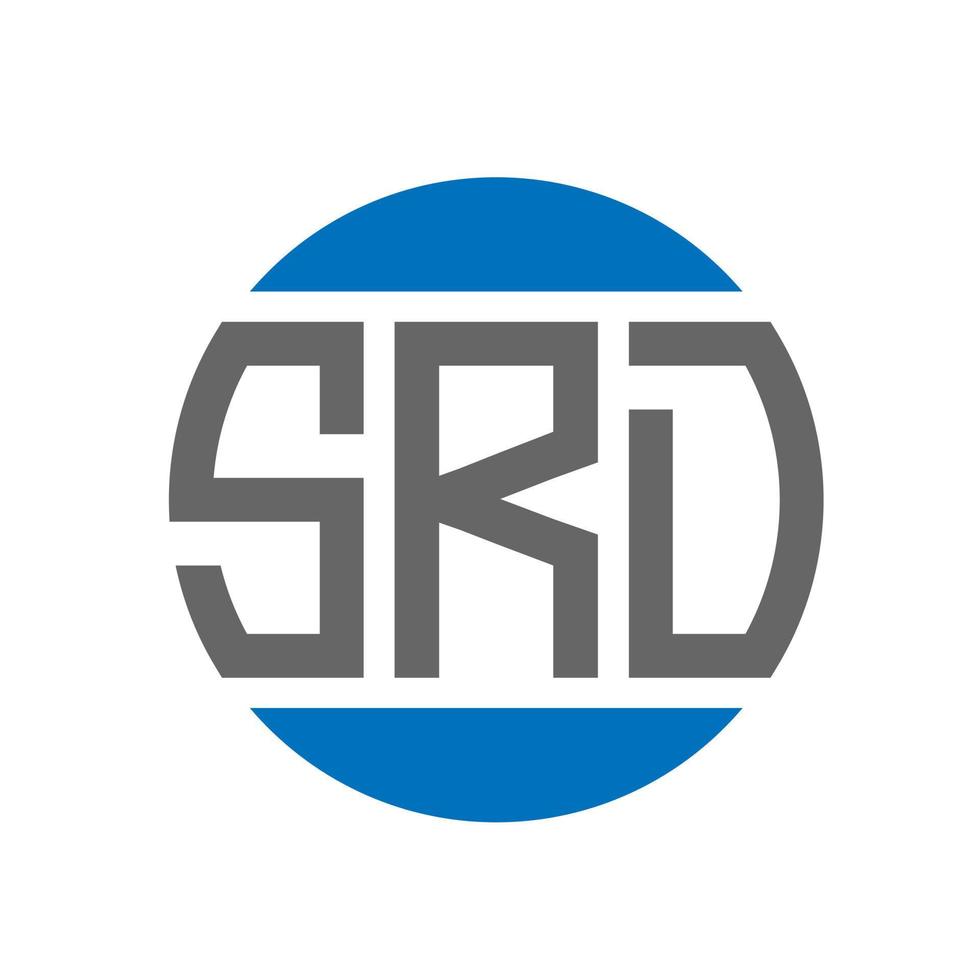 srd lettera logo design su bianca sfondo. srd creativo iniziali cerchio logo concetto. srd lettera design. vettore