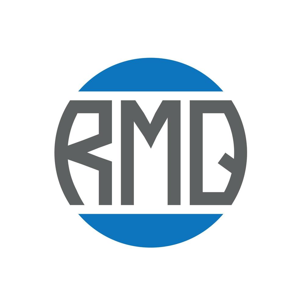 rmq lettera logo design su bianca sfondo. rmq creativo iniziali cerchio logo concetto. rmq lettera design. vettore