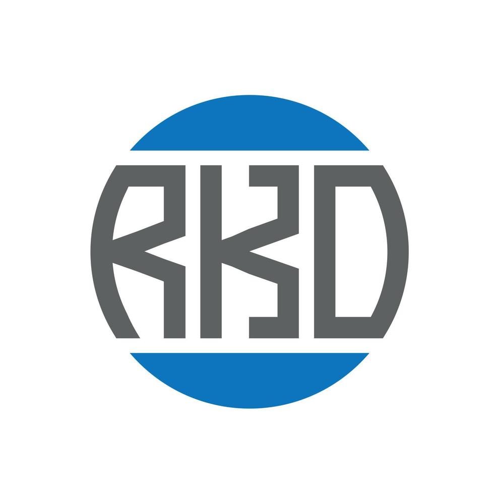 rk lettera logo design su bianca sfondo. rk creativo iniziali cerchio logo concetto. rk lettera design. vettore