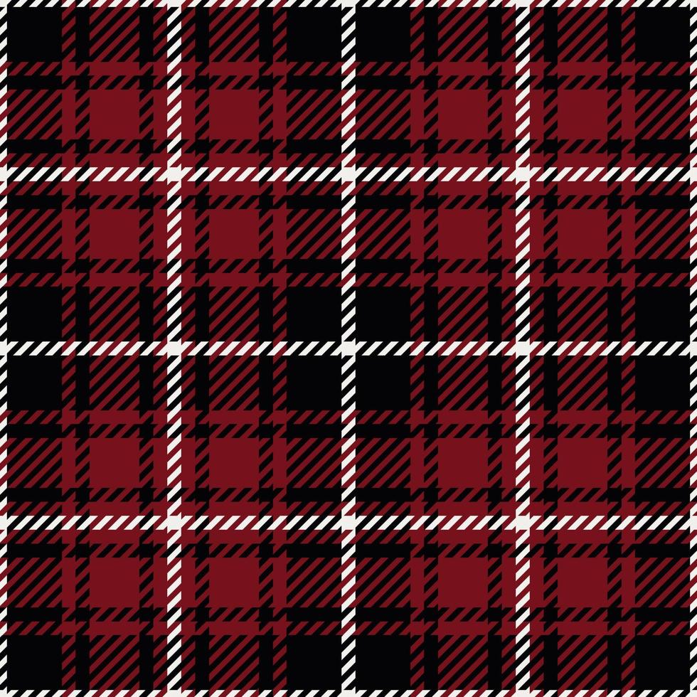 retrò rosso, nero e bianca tartan plaid Scozzese senza soluzione di continuità motivo.trama a partire dal plaid, tovaglie, Abiti, camicie, vestiti, carta, biancheria da letto, coperte e altro tessile prodotti vettore