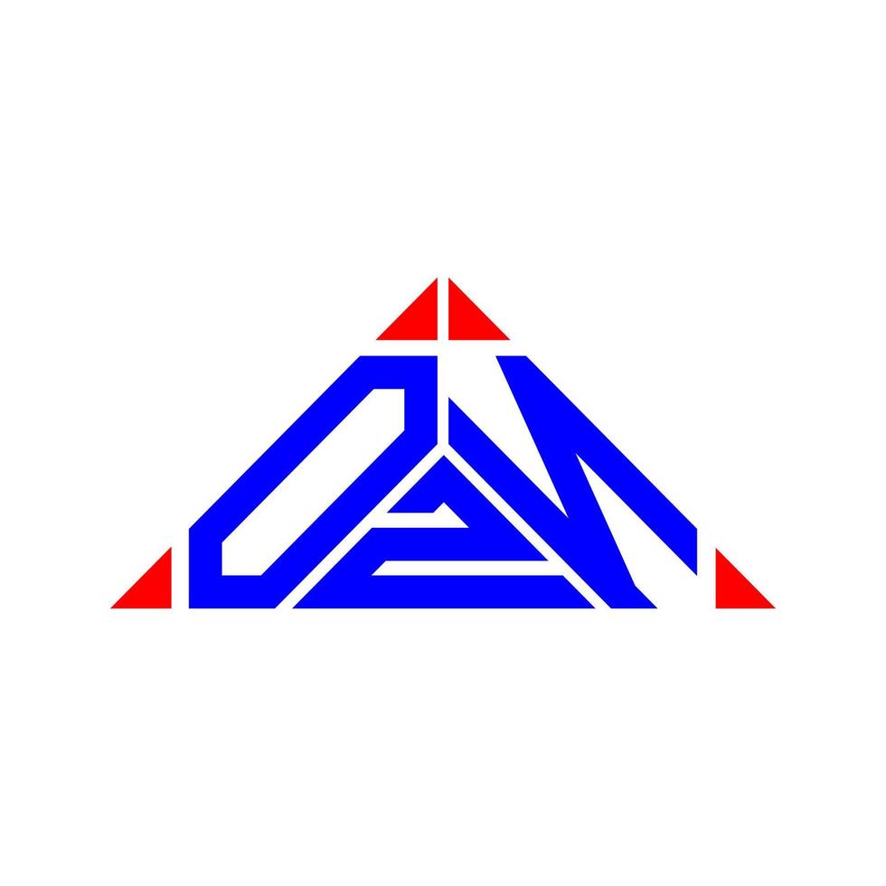 ozn lettera logo creativo design con vettore grafico, ozn semplice e moderno logo.