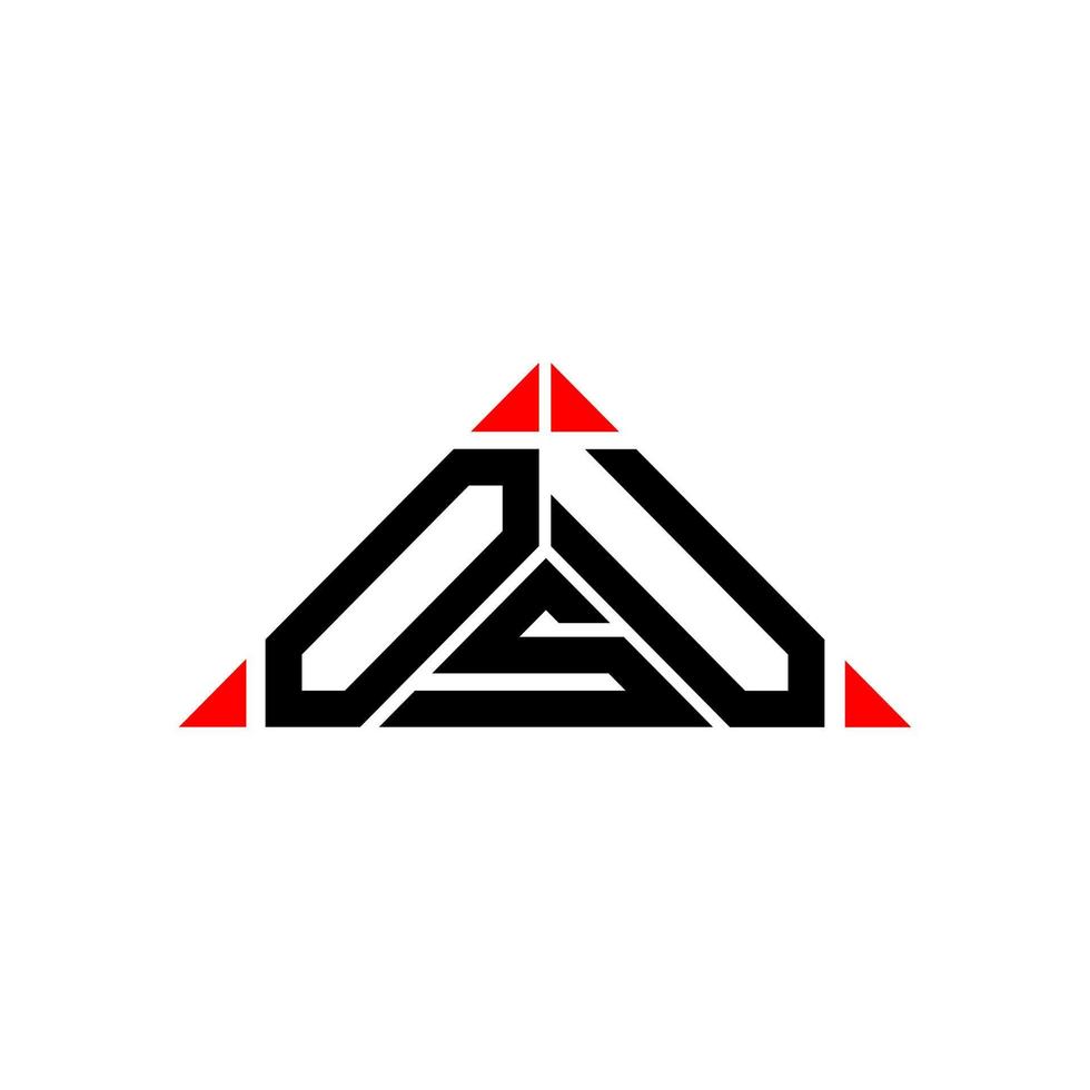 osu lettera logo creativo design con vettore grafico, osu semplice e moderno logo.