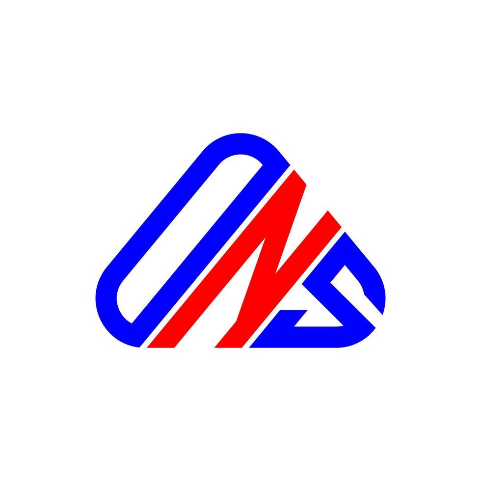 ons lettera logo creativo design con vettore grafico, ons semplice e moderno logo.