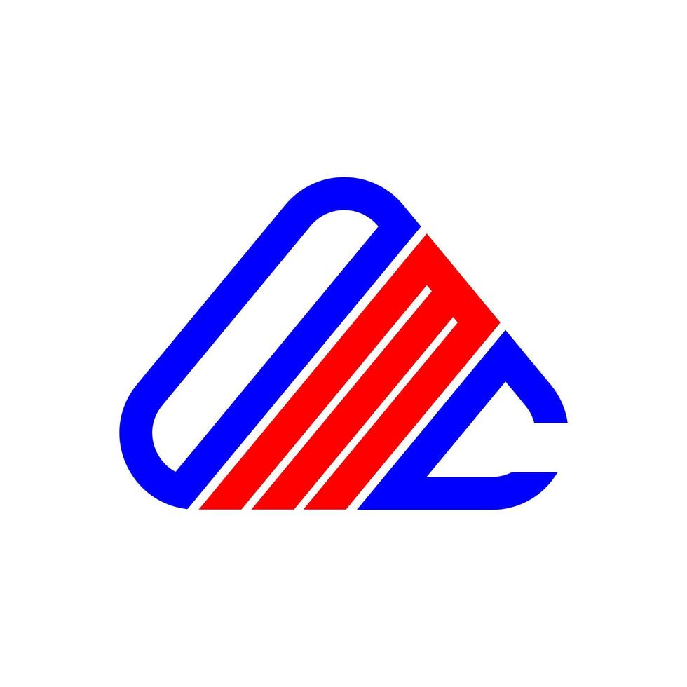 omc lettera logo creativo design con vettore grafico, omc semplice e moderno logo.