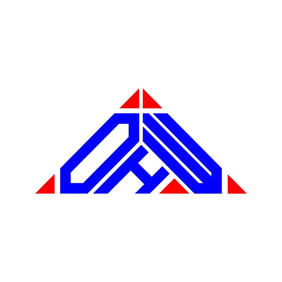 ohh lettera logo creativo design con vettore grafico, ohh semplice e moderno logo.