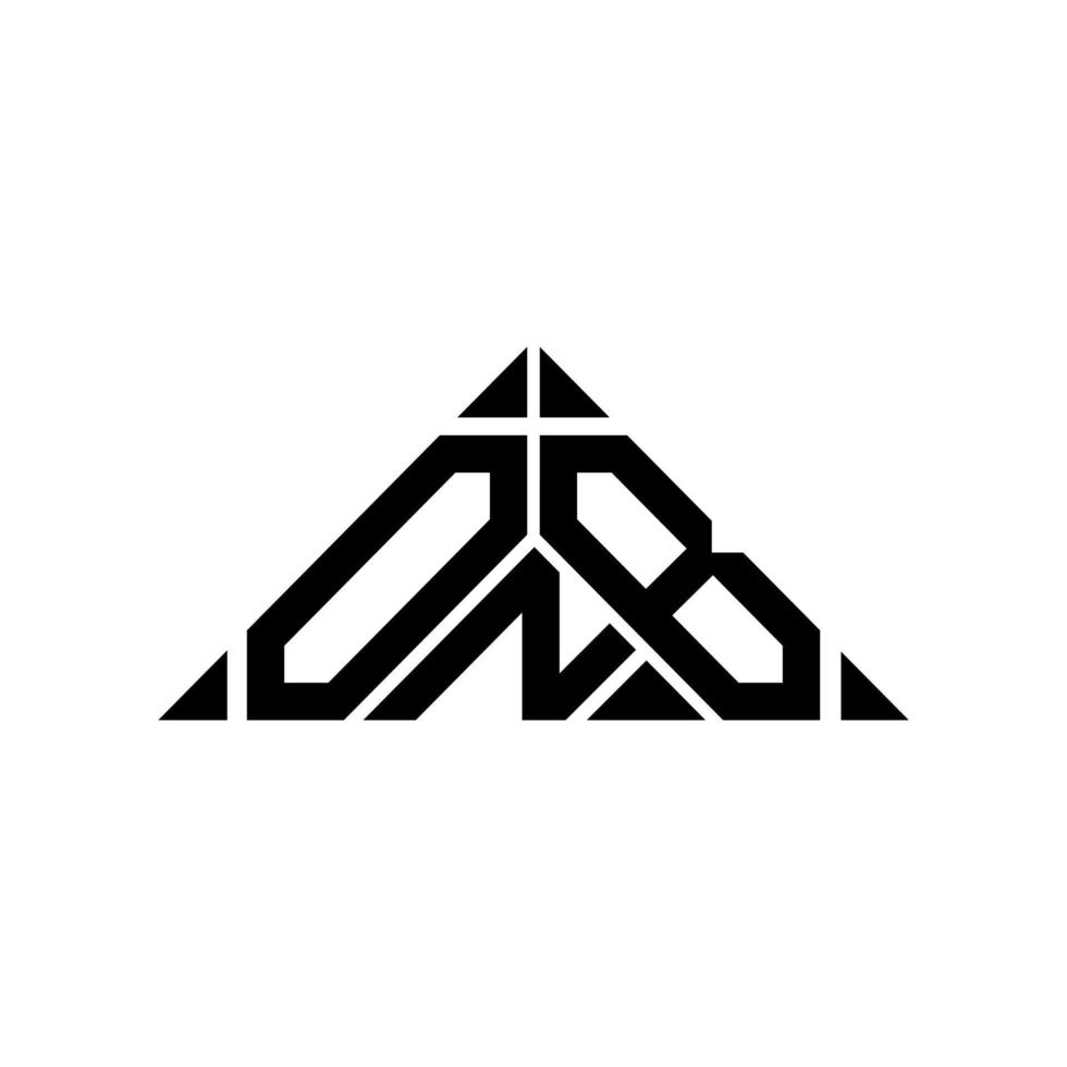 onb lettera logo creativo design con vettore grafico, onb semplice e moderno logo.