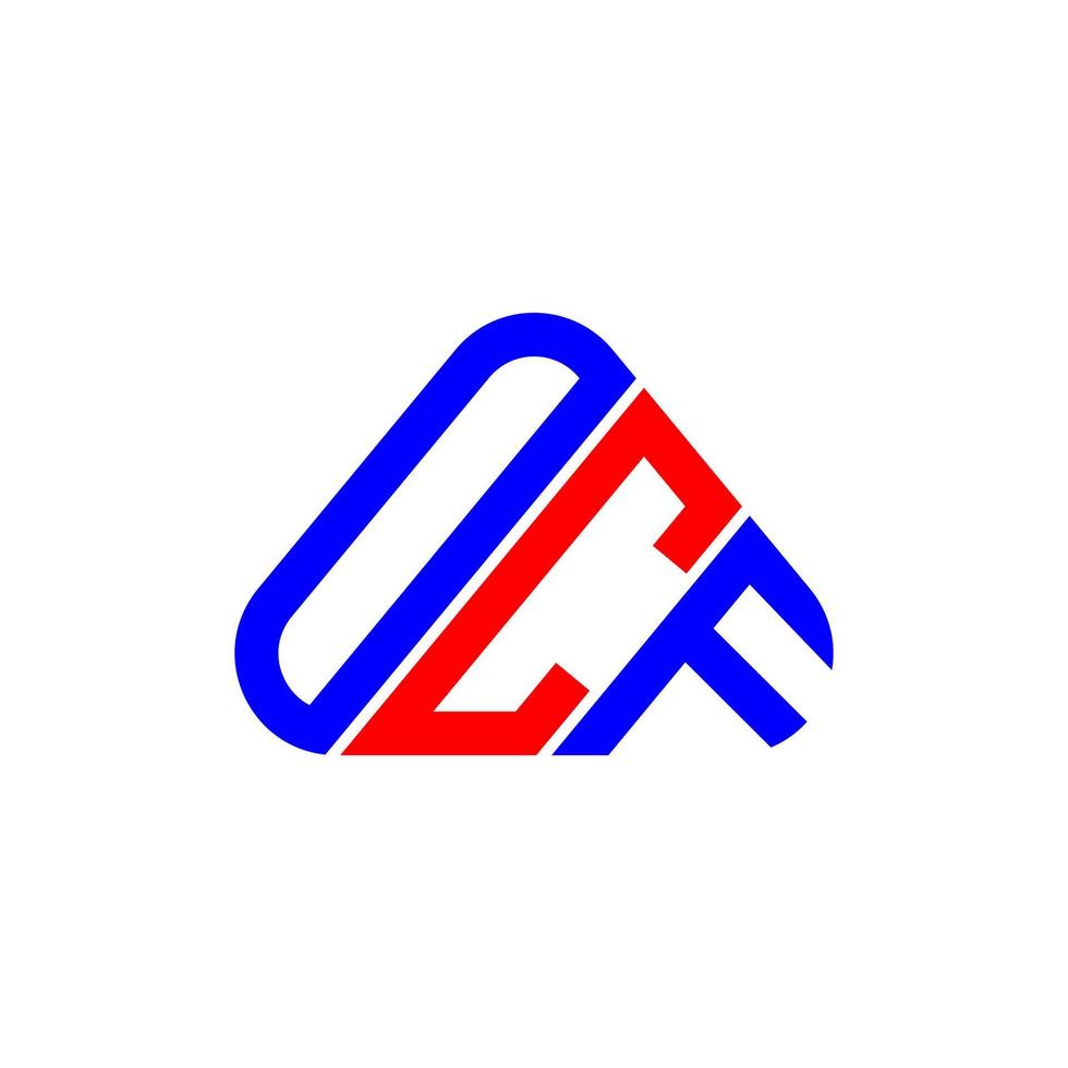 ocf lettera logo creativo design con vettore grafico, ocf semplice e moderno logo.