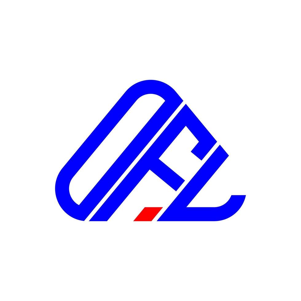 ofl lettera logo creativo design con vettore grafico, ofl semplice e moderno logo.