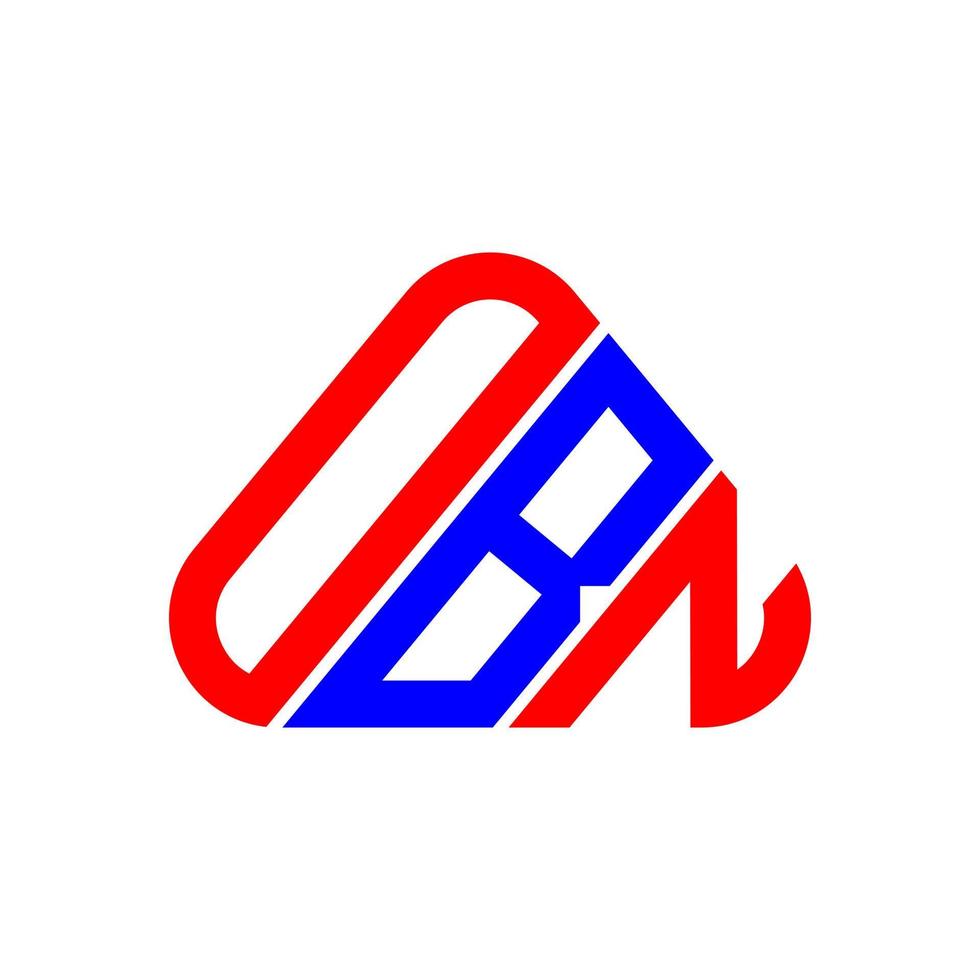 obn lettera logo creativo design con vettore grafico, obn semplice e moderno logo.