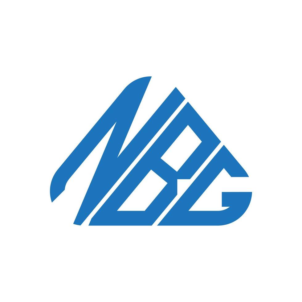 nbg lettera logo creativo design con vettore grafico, nbg semplice e moderno logo.