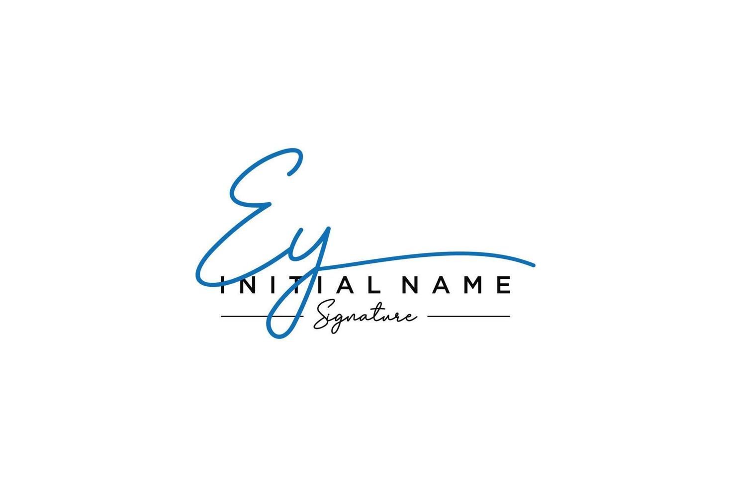 iniziale ehi firma logo modello vettore. mano disegnato calligrafia lettering vettore illustrazione.