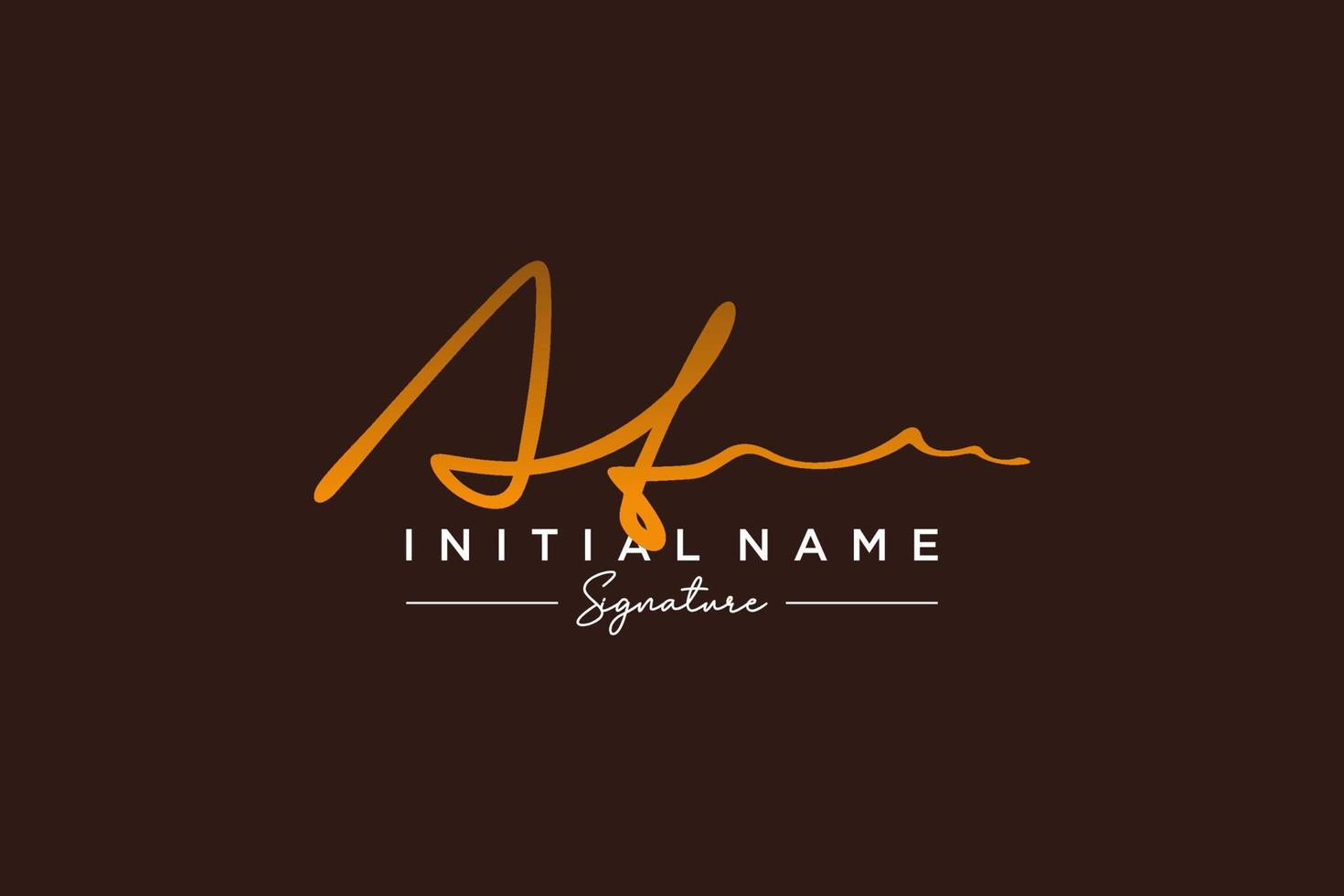 iniziale a firma logo modello vettore. mano disegnato calligrafia lettering vettore illustrazione.