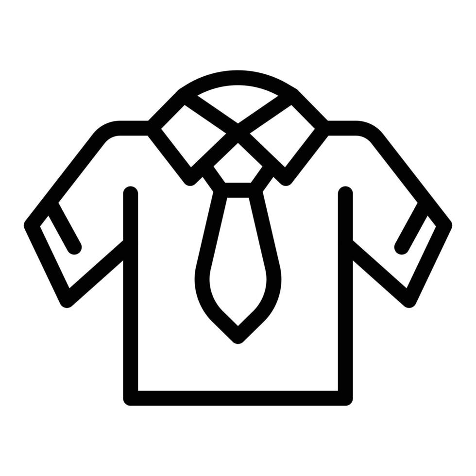 maglietta uniforme icona, schema stile vettore