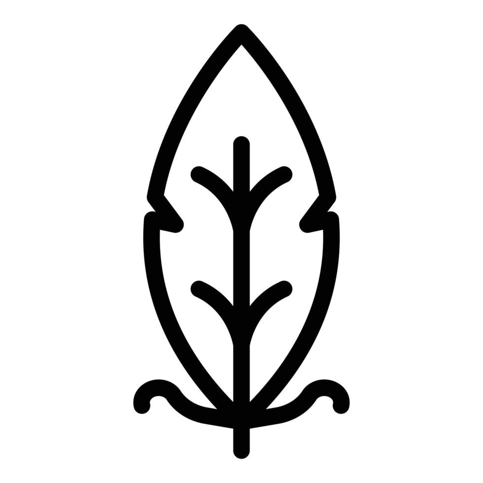 pennino piuma icona, schema stile vettore
