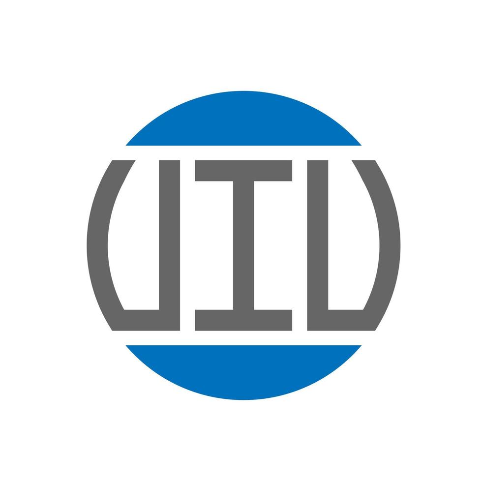 uiv lettera logo design su bianca sfondo. uiv creativo iniziali cerchio logo concetto. uiv lettera design. vettore
