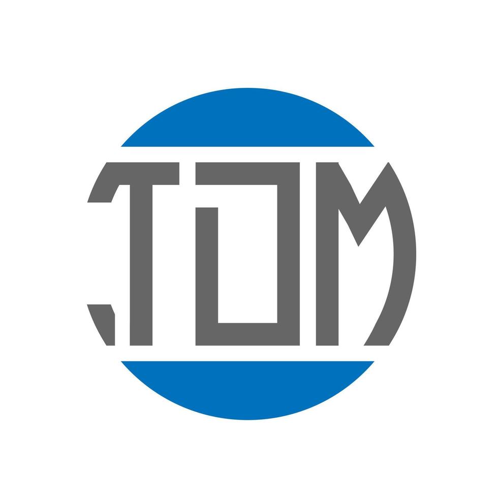tdm lettera logo design su bianca sfondo. tdm creativo iniziali cerchio logo concetto. tdm lettera design. vettore