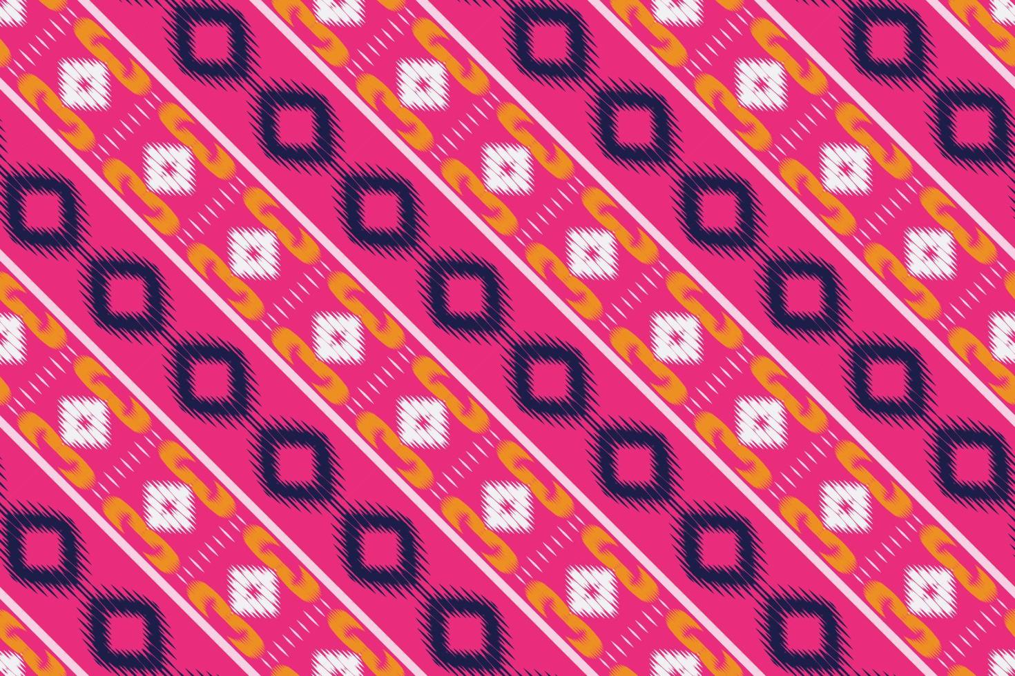 batik tessile motivo ikat senza soluzione di continuità modello digitale vettore design per Stampa saree Kurti Borneo tessuto confine spazzola simboli campioni progettista