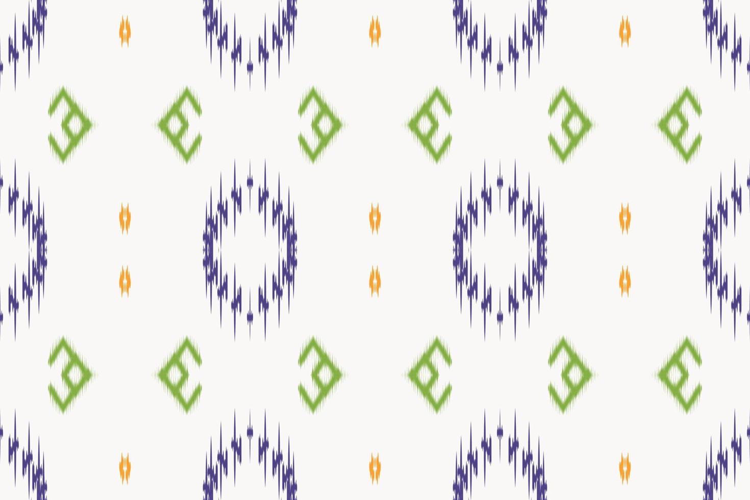 ikat tessuto tribale astratto senza soluzione di continuità modello. etnico geometrico batik ikkat digitale vettore tessile design per stampe tessuto saree Mughal spazzola simbolo andane struttura Kurti kurtis kurtas