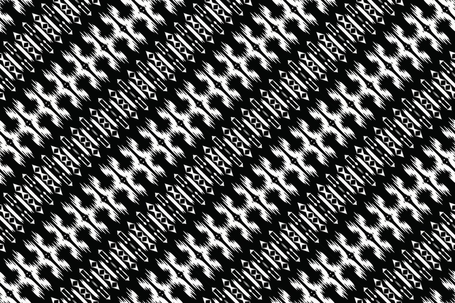 ikat diamante tribale gallone senza soluzione di continuità modello. etnico geometrico batik ikkat digitale vettore tessile design per stampe tessuto saree Mughal spazzola simbolo andane struttura Kurti kurtis kurtas