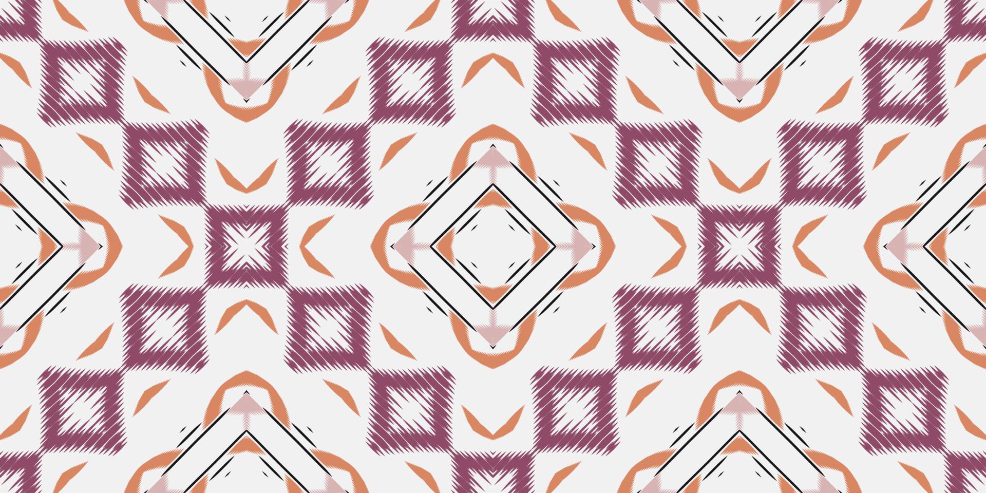 ikat puntini tribale astratto senza soluzione di continuità modello. etnico geometrico ikkat batik digitale vettore tessile design per stampe tessuto saree Mughal spazzola simbolo andane struttura Kurti kurtis kurtas