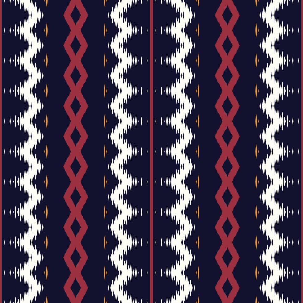 etnico ikat telaio batik tessile senza soluzione di continuità modello digitale vettore design per Stampa saree Kurti Borneo tessuto confine spazzola simboli campioni progettista