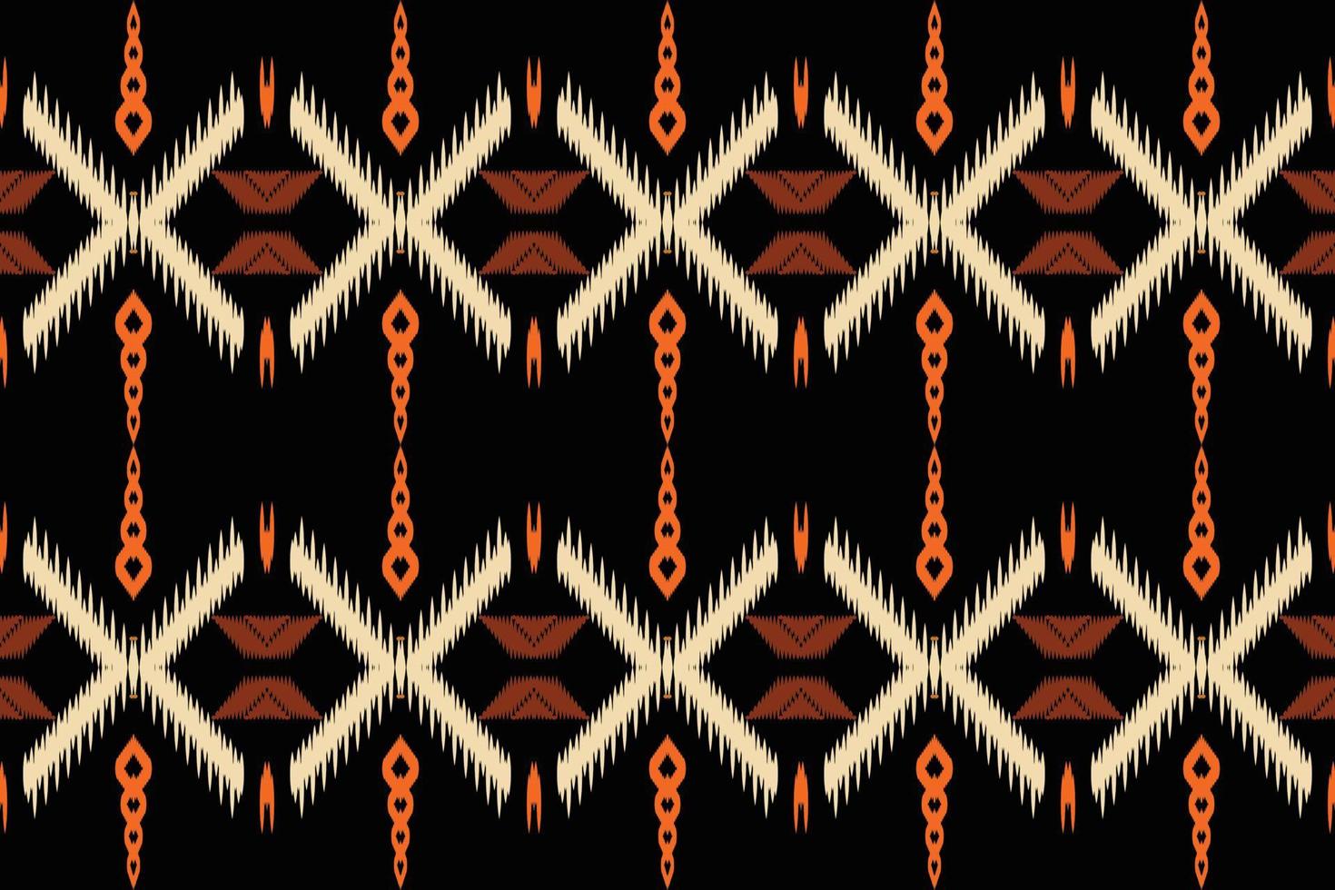 ikat tessuto tribale africano Borneo scandinavo batik boemo struttura digitale vettore design per Stampa saree Kurti tessuto spazzola simboli campioni
