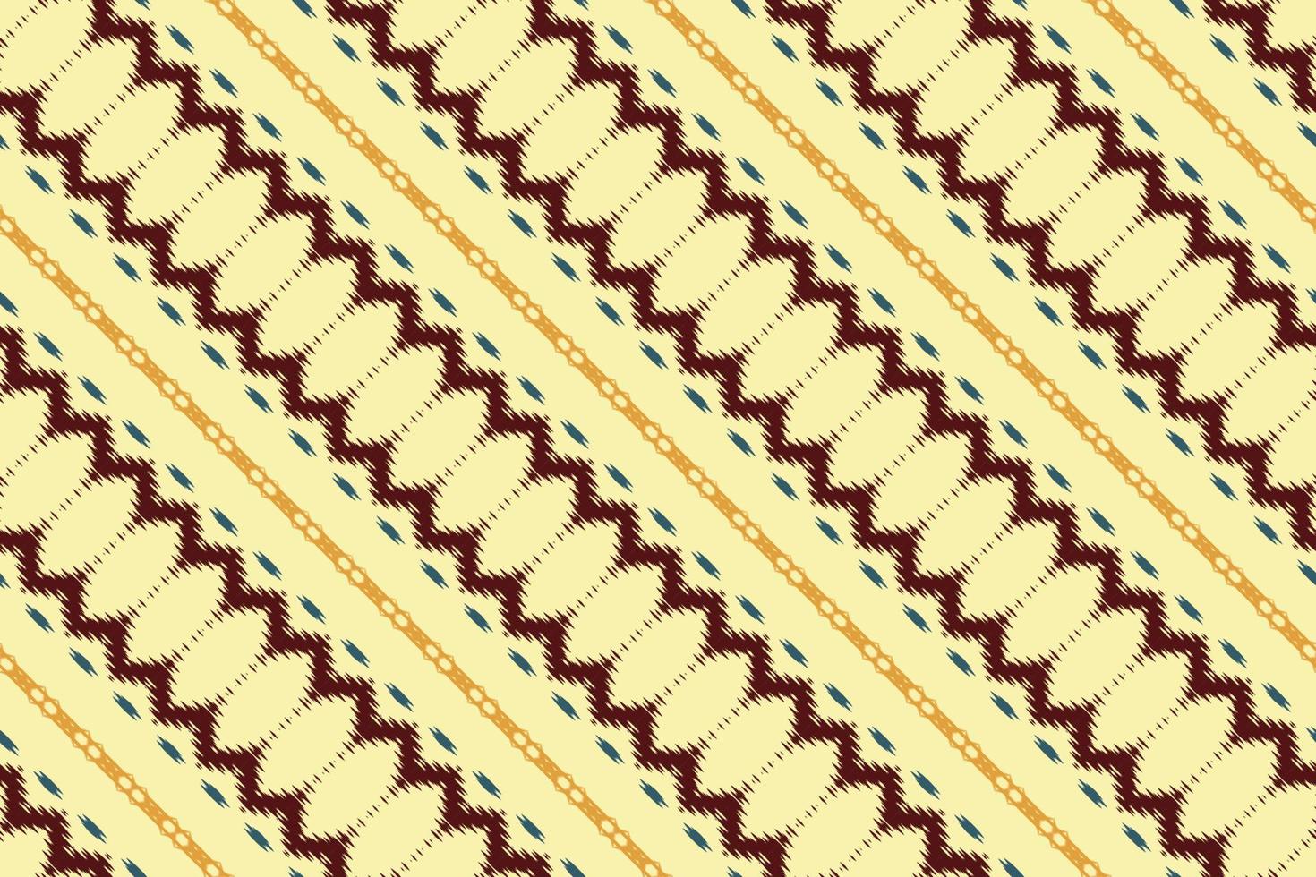 batik tessile ikkat o ikat floreale senza soluzione di continuità modello digitale vettore design per Stampa saree Kurti Borneo tessuto confine spazzola simboli campioni cotone