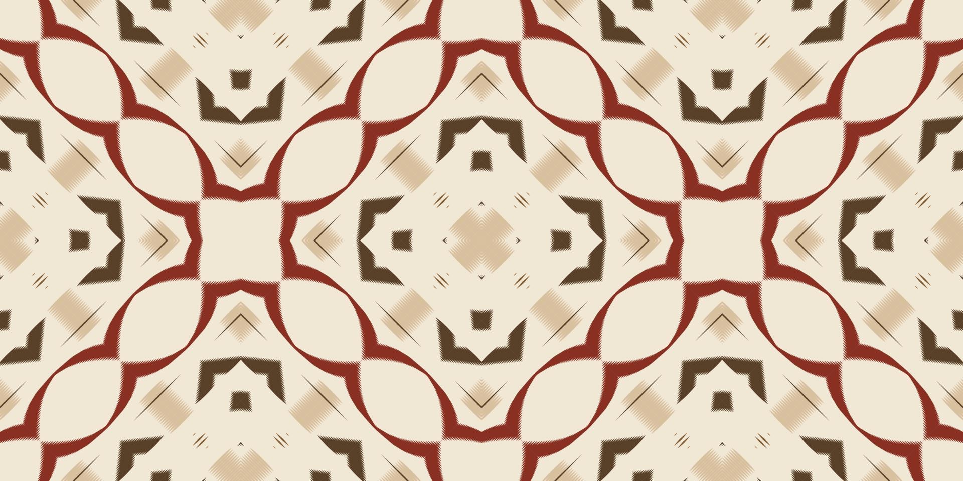 ikat disegni tribale arte senza soluzione di continuità modello. etnico geometrico ikkat batik digitale vettore tessile design per stampe tessuto saree Mughal spazzola simbolo andane struttura Kurti kurtis kurtas