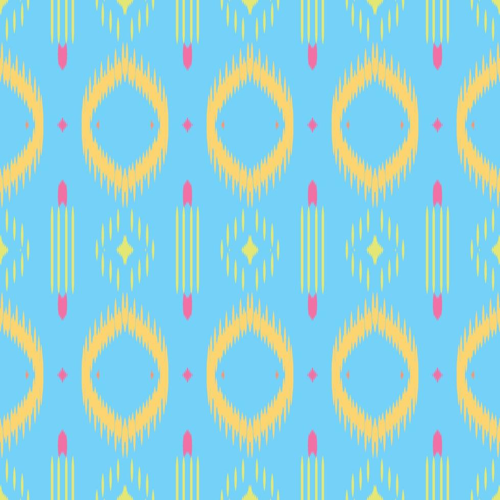 ikat strisce tribale gallone senza soluzione di continuità modello. etnico geometrico ikkat batik digitale vettore tessile design per stampe tessuto saree Mughal spazzola simbolo andane struttura Kurti kurtis kurtas