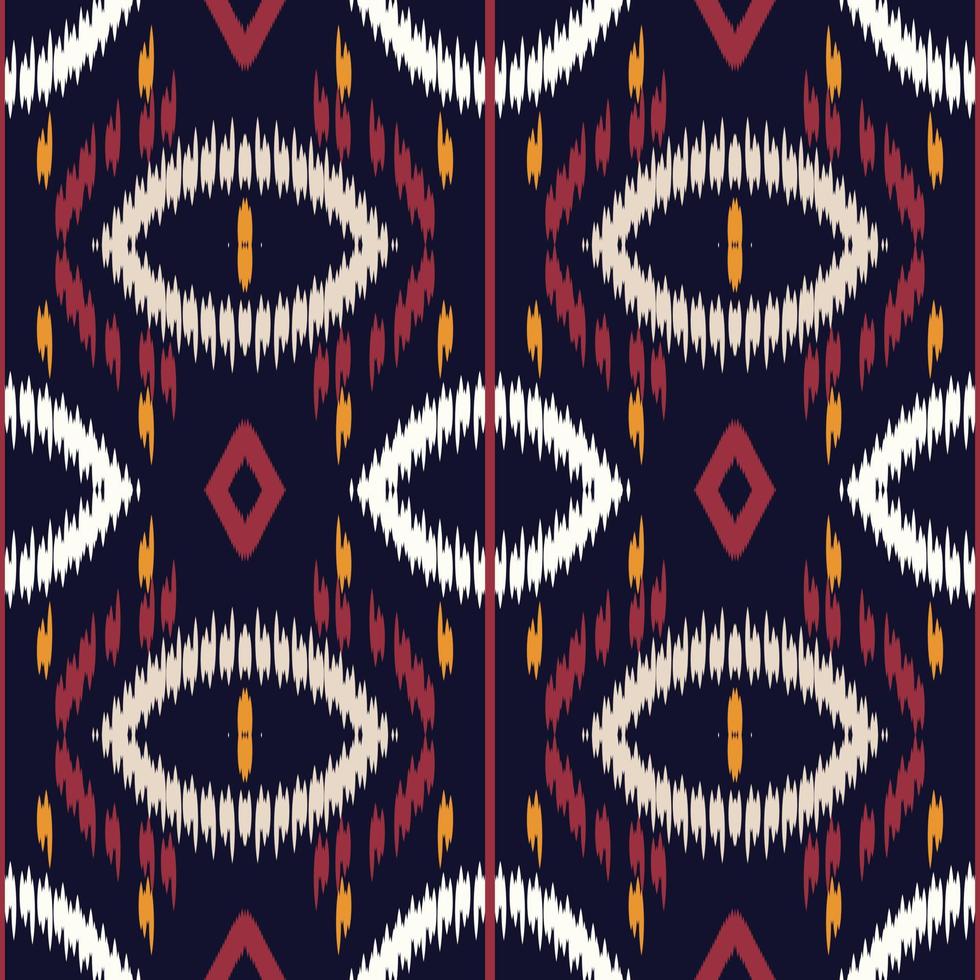 ikat disegni tribale Africa senza soluzione di continuità modello. etnico geometrico ikkat batik digitale vettore tessile design per stampe tessuto saree Mughal spazzola simbolo andane struttura Kurti kurtis kurtas