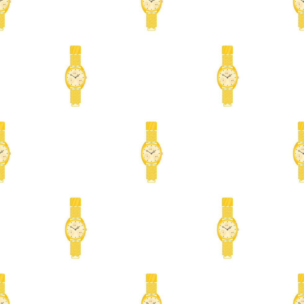giallo polso orologio modello senza soluzione di continuità vettore