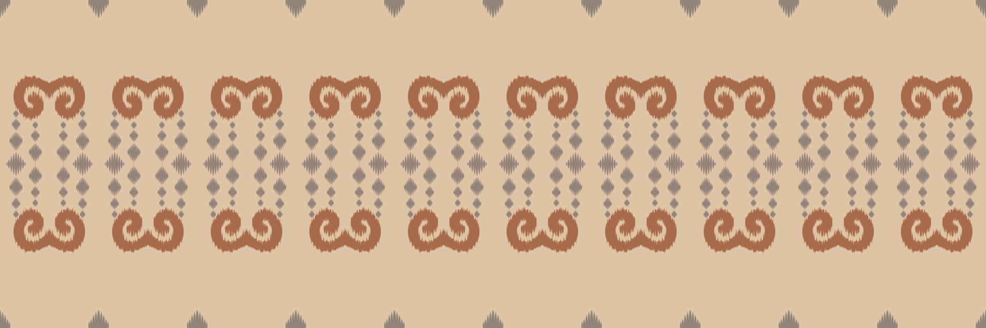ikat disegni tribale astratto senza soluzione di continuità modello. etnico geometrico ikkat batik digitale vettore tessile design per stampe tessuto saree Mughal spazzola simbolo andane struttura Kurti kurtis kurtas