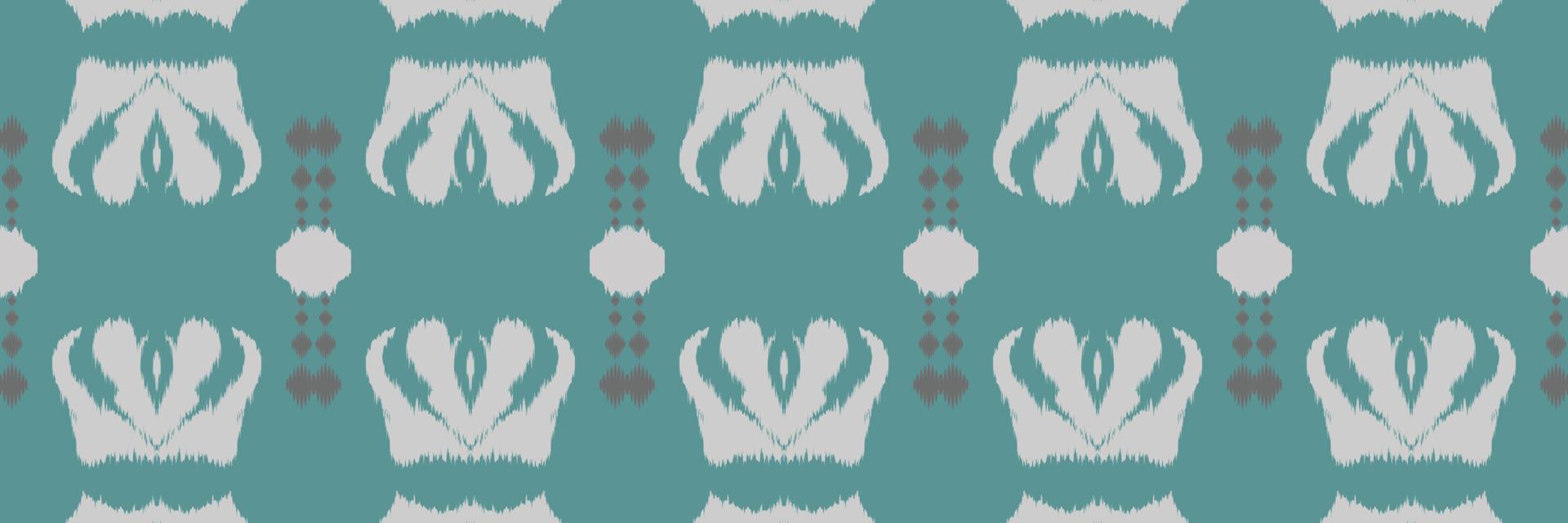 ikat stampe batik tessile senza soluzione di continuità modello digitale vettore design per Stampa saree Kurti Borneo tessuto confine spazzola simboli campioni cotone