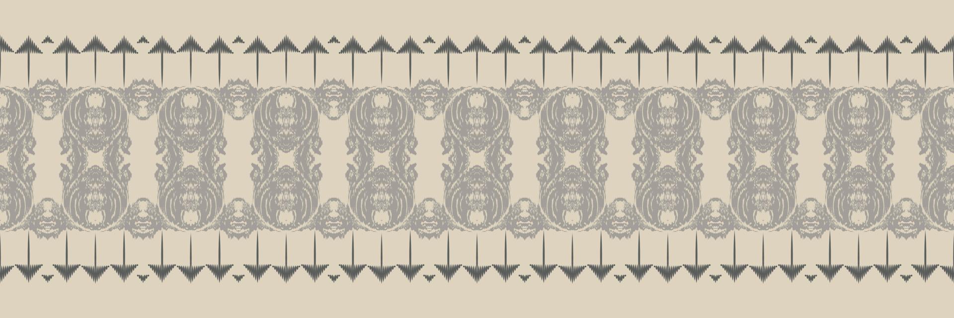 ikat modello tribale Africa senza soluzione di continuità modello. etnico geometrico ikkat batik digitale vettore tessile design per stampe tessuto saree Mughal spazzola simbolo andane struttura Kurti kurtis kurtas