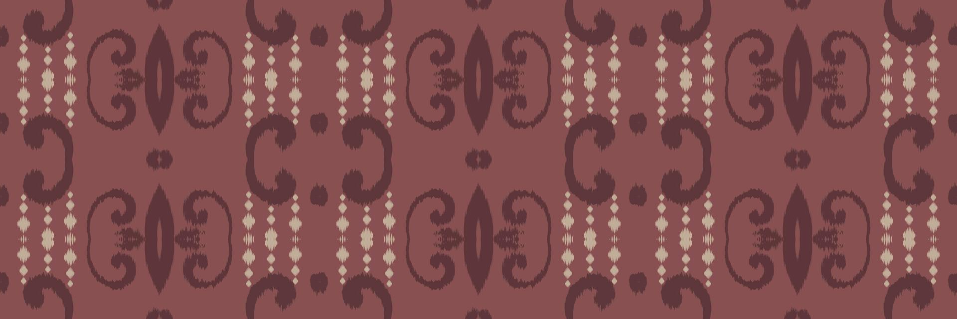 batik tessile ikkat o ikat floreale senza soluzione di continuità modello digitale vettore design per Stampa saree Kurti Borneo tessuto confine spazzola simboli campioni festa indossare