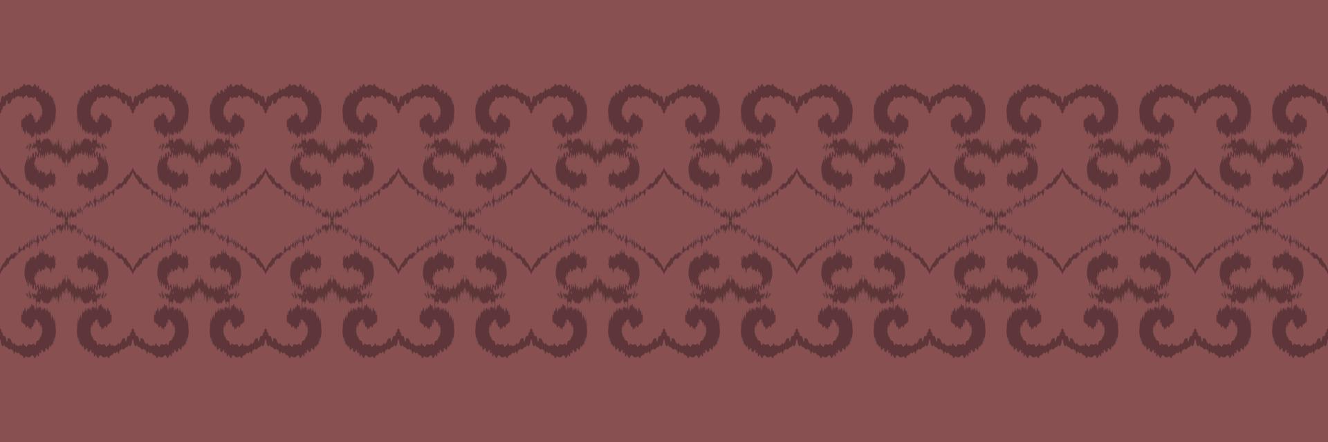 etnico ikat vettore batik tessile senza soluzione di continuità modello digitale vettore design per Stampa saree Kurti Borneo tessuto confine spazzola simboli campioni festa indossare