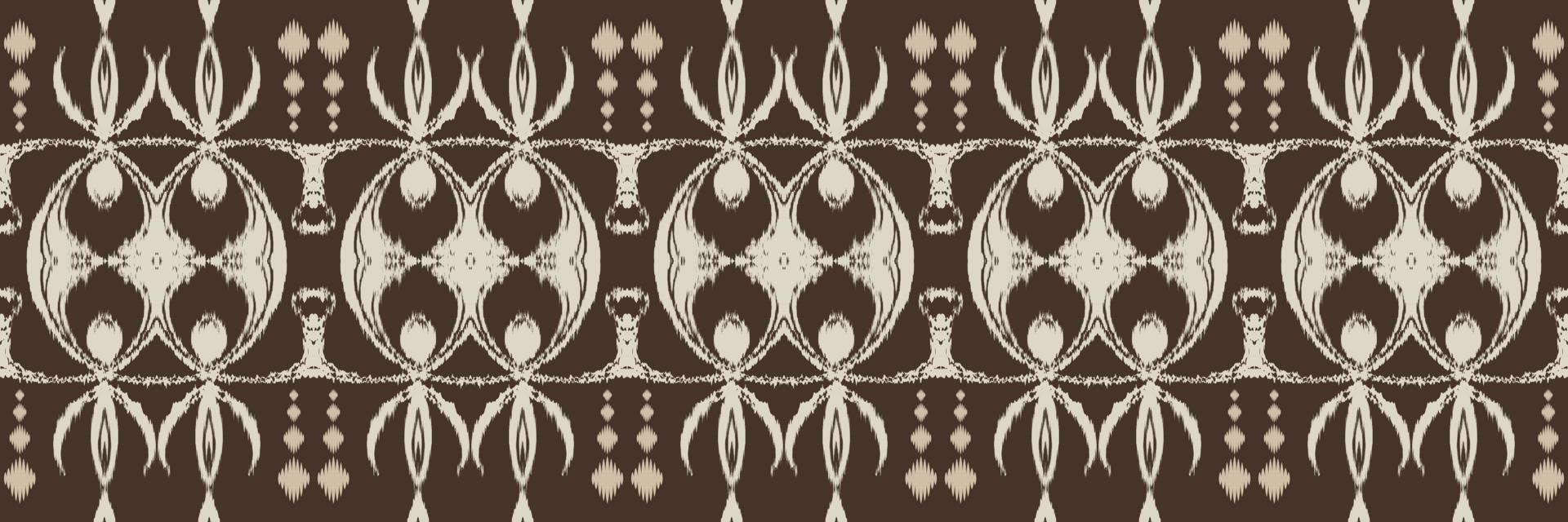 ikat disegni tribale africano senza soluzione di continuità modello. etnico geometrico ikkat batik digitale vettore tessile design per stampe tessuto saree Mughal spazzola simbolo andane struttura Kurti kurtis kurtas